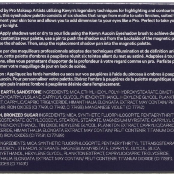 Kevyn Aucoin The Contour Eyeshadow* Palette - Medium Deep - 6 x 1 gm NIB - Picture 8 of 10